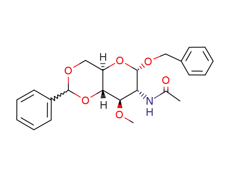 벤질 2-아세트아미도-4,6-O-벤질리덴-2-데옥시-3-O-메틸-알파-D-글루코피라노사이드