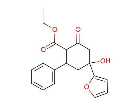 3-hydroxy-5-phenyl-3-(2-furyl)-6-ethoxycarbonylcyclohexanone