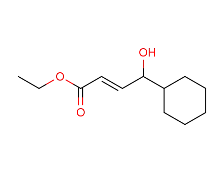 2-Butenoic acid, 4-cyclohexyl-4-hydroxy-, ethyl ester, (2E)-