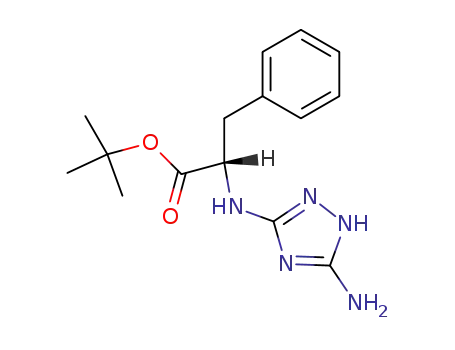 (S)-2-(5-Amino-1H-[1,2,4]triazol-3-ylamino)-3-phenyl-propionic acid tert-butyl ester