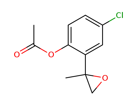 Acetic acid 4-chloro-2-(2-methyl-oxiranyl)-phenyl ester