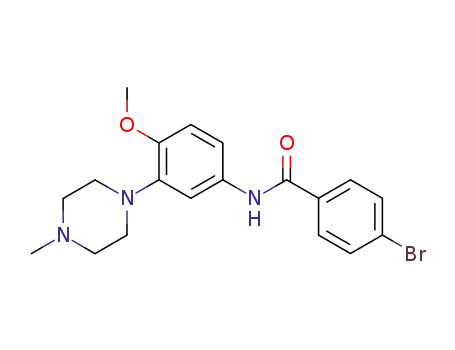 Benzamide, 4-bromo-N-[4-methoxy-3-(4-methyl-1-piperazinyl)phenyl]-