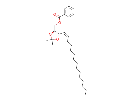 Benzoic acid (4S,5S)-2,2-dimethyl-5-((Z)-pentadec-1-enyl)-[1,3]dioxolan-4-ylmethyl ester