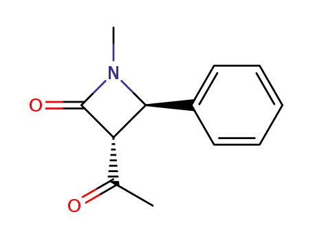 (3R,4R)-3-Acetyl-1-methyl-4-phenyl-azetidin-2-one