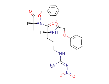 Molecular Structure of 92261-86-4 (PhO-CH<sub>2</sub>CO-D-Arg(NO<sub>2</sub>)-D-Ala-OBzl)