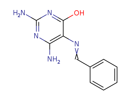 4(3H)-Pyrimidinone,2,6-diamino-5-[(phenylmethylene)amino]- cas  25477-74-1