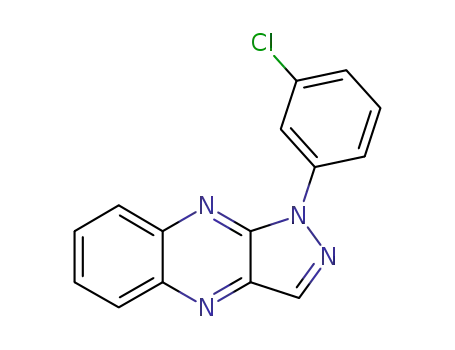 1H-Pyrazolo[3,4-b]quinoxaline, 1-(3-chlorophenyl)-