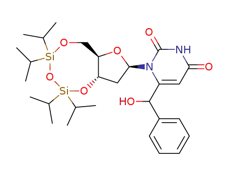 6-phenylhydroxymethyl-3',5'-O-(tetraisopropyldisiloxane-1,3-diyl)-2'-deoxyuridine