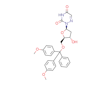 2-[2-deoxy-5-O-(4,4'dimethoxytrityl)-β-D-erythro-pentofuranosyl]-1,2,4-triazin-3,5(2H,4H)-dione