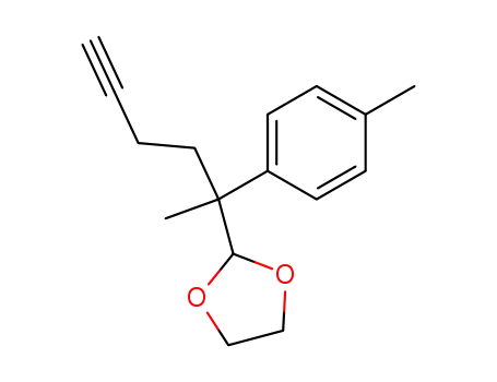6,6-ethylenedioxy-5-methyl-5-(4-methylphenyl)-hex-1-yne