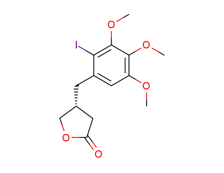 (R)-4-(2-Iodo-3,4,5-trimethoxy-benzyl)-dihydro-furan-2-one