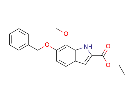 Ethyl-6-(benzyloxy)-7-methoxyindol-2-carboxylat