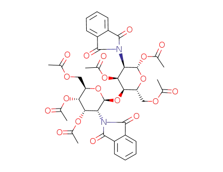1,3,6-tri-O-acetyl-4-O-(3,4,6-tri-O-acetyl-2-deoxy-2-phthalimido-β-D-allopyranosyl)-2-deoxy-2-phthalimido-β-D-allopyranose