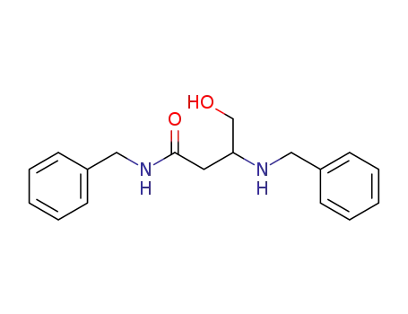 Molecular Structure of 169677-08-1 (N-benzyl-3-benzylamino-4-hydroxybutanamide)