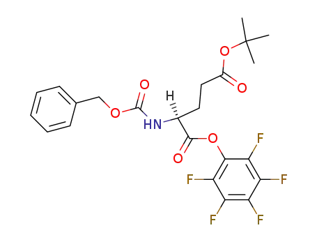 Molecular Structure of 25529-35-5 (pentafluorophenyl N-benzyloxycarbonyl-γ-tert-butyl-L-glutamate)