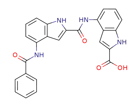 5-<<<5-(benzoylamino)-1H-indol-2-yl>carbonyl>amino>-1H-indole-2-carboxylic acid