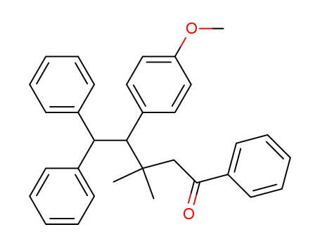 1,5,5-triphenyl-3,3-dimethyl-4-(p-methoxyphenyl)-1-pentanone