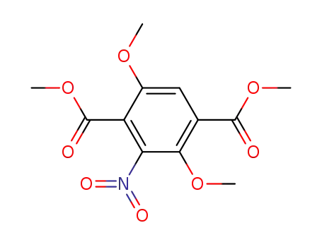 Molecular Structure of 143430-20-0 (1,4-Benzenedicarboxylic acid, 2,5-dimethoxy-3-nitro-, dimethyl ester)