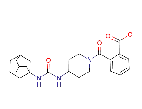 2-[4-(3-Adamantan-1-yl-ureido)-piperidine-1-carbonyl]-benzoic acid methyl ester
