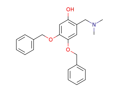 4,5-dibenzyloxy-2-dimethylaminomethylphenol