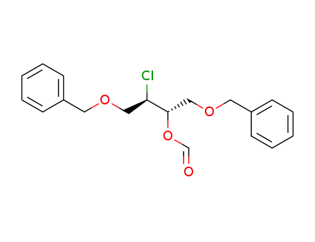 1,4-di-O-benzyl-2-chloro-2-deoxy-3-O-formyl-L-erythritol