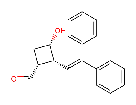 (1R,2R,3S)-2-(2,2-Diphenyl-vinyl)-3-hydroxy-cyclobutanecarbaldehyde