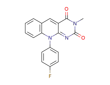 10-(4-Fluoro-phenyl)-3-methyl-10H-pyrimido[4,5-b]quinoline-2,4-dione