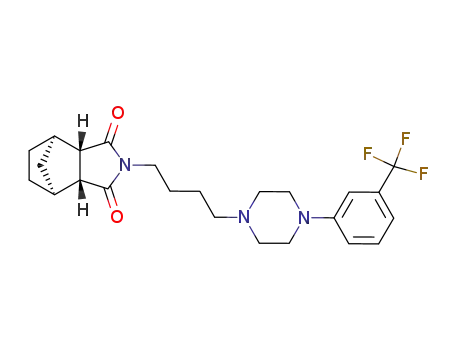 (1R,2S,6R,7S)-4-{4-[4-(3-Trifluoromethyl-phenyl)-piperazin-1-yl]-butyl}-4-aza-tricyclo[5.2.1.0<sup>2,6</sup>]decane-3,5-dione