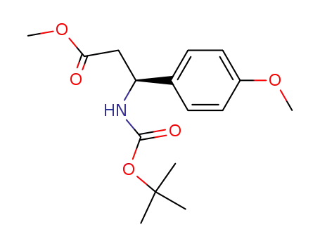 Benzenepropanoic acid, beta-[[(1,1-dimethylethoxy)carbonyl]amino]-4-methoxy-, methyl ester, (S)-
