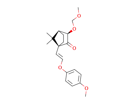 (1S,3R,4S)-3-(Methoxymethoxy)-1-<(E)-2-(p-methoxyphenoxy)vinyl>-7,7-dimethyl-2-norbornanone