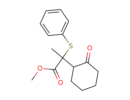 methyl 2-(2-oxocyclohexyl)-2-(phenylthio)propionate
