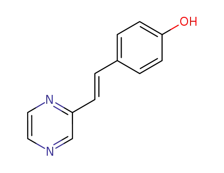 Phenol, 4-(2-pyrazinylethenyl)-, (E)-