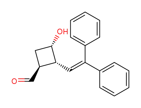 (1S,2R,3S)-2-(2,2-Diphenyl-vinyl)-3-hydroxy-cyclobutanecarbaldehyde