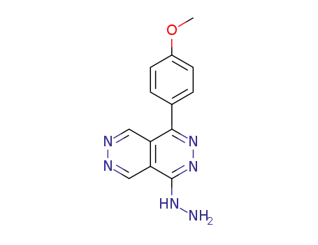 Molecular Structure of 83490-51-1 (Pyridazino[4,5-d]pyridazin-1(2H)-one, 4-(4-methoxyphenyl)-, hydrazone)