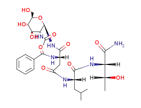 C6H5C(O)Asnα-(GlcNAc)βLeuThrNH2