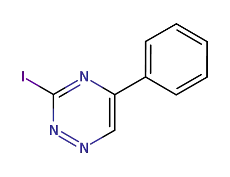 1,2,4-Triazine, 3-iodo-5-phenyl-