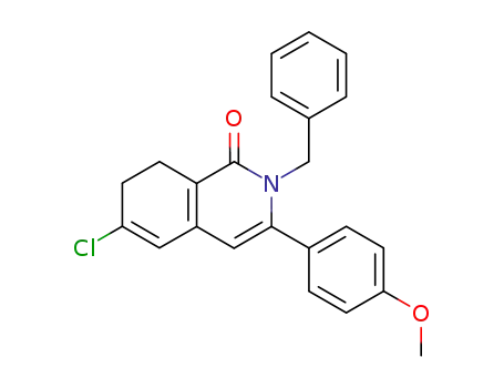 2-Benzyl-6-chloro-3-(4-methoxy-phenyl)-7,8-dihydro-2H-isoquinolin-1-one