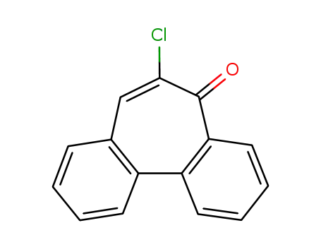 Molecular Structure of 53137-49-8 (6-chloro-5H-dibenzo<a,c>cyclohepten-5-one)