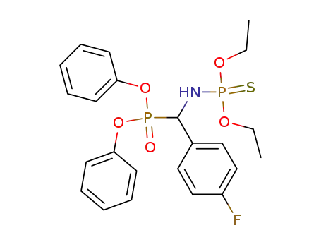 [(Diethoxy-thiophosphorylamino)-(4-fluoro-phenyl)-methyl]-phosphonic acid diphenyl ester