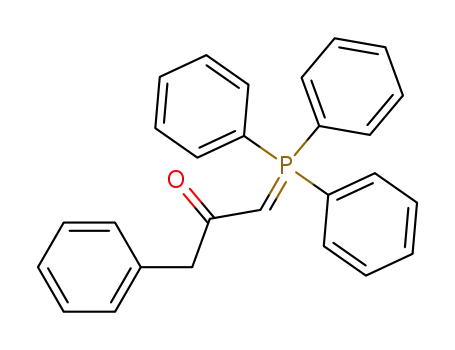 Molecular Structure of 1174-61-4 (2-Propanone, 1-phenyl-3-(triphenylphosphoranylidene)-)