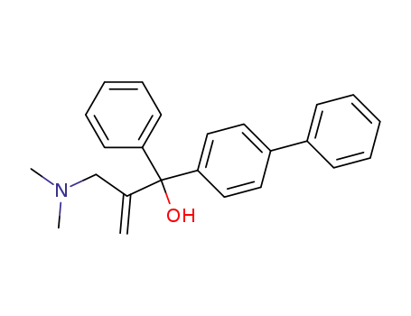 Molecular Structure of 82317-02-0 (1-Biphenyl-4-yl-2-dimethylaminomethyl-1-phenyl-prop-2-en-1-ol)