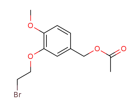 acetic acid 3-(2-bromo-ethoxy)-4-methoxy-benzyl ester