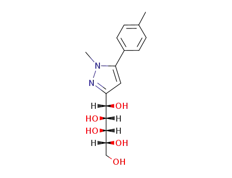 1-methyl-3-(D-galacto-pentitol-1-yl)-5-(p-tolyl)pyrazole