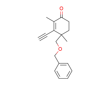4-benzyloxymethyl-2,4-dimethyl-3-ethynyl-2-cyclohexenone
