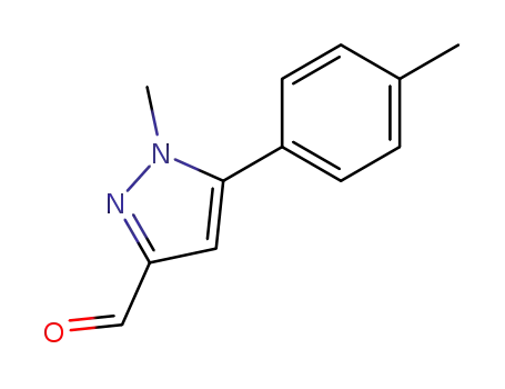 1-methyl-5-(p-tolyl)pyrazole-3-carbaldehyde