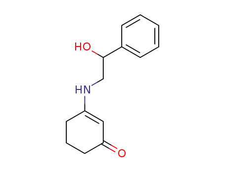 Molecular Structure of 62681-62-3 (2-Cyclohexen-1-one, 3-[(2-hydroxy-2-phenylethyl)amino]-)