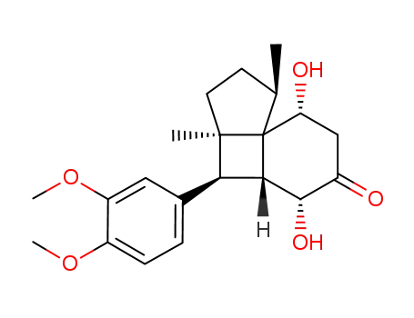 (1R,3aR,4S,4aR,5R,8R)-4-(3,4-Dimethoxy-phenyl)-5,8-dihydroxy-1,3a-dimethyl-octahydro-cyclopenta[1,4]cyclobuta[1,2]benzen-6-one