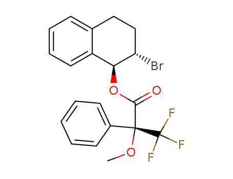 (1S,2S)-trans-1-<<(+)-2-methoxy-2-phenyl-2-(trifluoromethyl)acetyl>oxy>-2-bromo-1,2,3,4-tetrahydronaphthalene
