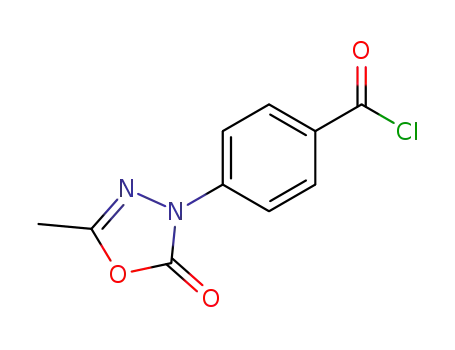 4-(5-methyl-[1,3,4]-oxadiazolin-2-one-3-yl)benzoyl chloride