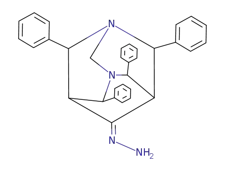 2,4,6,8-Tetraphenyl-3,7-diazaadamantane-9-one hydrazone